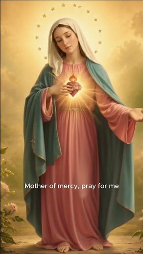 Immaculate Heart of Mary | Mother of Mercy, Pray for Me ❤️ #catholic #mary #immaculateheartofmary