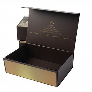 [Hot Item] Custom Printed Logo Printing Coffee Packaging Work Home Packing Products Corrugated Box Packing Carton