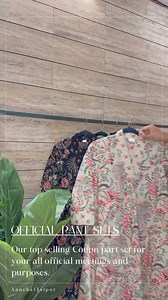 Office wear pant sets in bright colors with Plaazo pant available in all sizes. ( 99290 33533 ) For Orders | Aanchal Jaipur