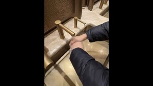 Fully automatic faucet hand washing system spotted in Shaanxi, China