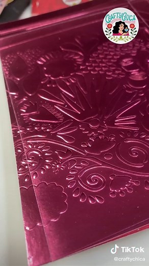 Here's how to emboss a stencil onto a card! Get creative with your cards! | Crafty Chica by Kathy Cano-Murillo