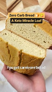 Zero Carb Bread 🍞😋🙌 The ultimate keto loaf you never knew you needed! Easy to make, delicious to taste! Perfect for sandwich cravings without the carbs. What You Need: 🥩 1 lb ground chicken breast 🧂 Pinch of salt & pepper 🧀 1/2 cup grated Parmesan 🥚 5 eggs 🍰 2 tsp baking powder 🌿 Seasonings of choice How to Make It: 1️⃣ Cook chicken with oil, salt, & pepper. Let it cool. 2️⃣ Blend chicken with Parmesan, eggs, baking powder & seasonings. 3️⃣ Pour into a greased loaf pan. Bake at 370F for