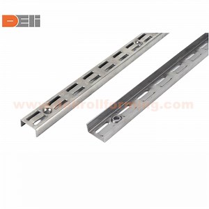 [Hot Item] Wall Mounted Shelf Upright Column (Double Holes) Production Line