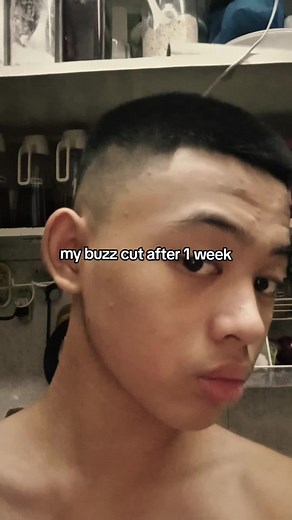 buzz cut after 1 week: how it looks and what to expect