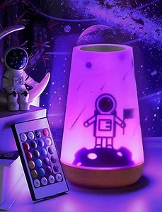 Space Astronaut Touch Night Light with Remote for Girls Baby Kids Bedroom (Spaceman)