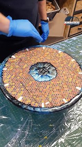 198K views · 1.9K reactions | Color pencils and Epoxy Resin clock #art #clock #epoxy #fxpart #pencils | FxP art | Facebook