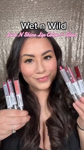 3.9K views · 31 reactions | ¡@cgbeautyxo⁠ te muestra 6 tonos del labial Lock 'n' Shine Lip Color + Gloss de #Wetnwildbeauty  Si no los has probado ¡NECESITAS hacerlo! ⁠ Precio: $159 Disponible en bellisima.mx y Tiendas Físicas #wetnwild #labiales #liquidliner #labial #labialeslargaduración #budgeproof #lipcolor #lockandshine | Bellisima | Facebook