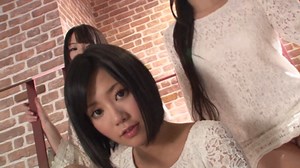 Three Young Japanese nymphomaniacs who love to give a blowjob and receive cum in their mouths and swallow it