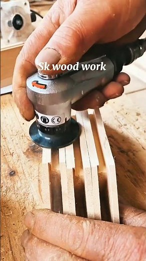 Mini Marvel Pneumatic Chamfering Machine #airpower #diy #wood #tools #chamfer #chamfering #shorts