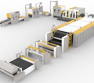 [Hot Item] Machine de fabrication de tampons abrasifs, tampons à récurer, non tissés par aiguilletage