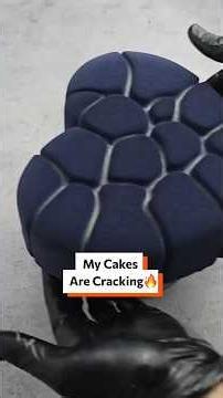 My Cakes Are Cracking 🔥 #Baking #CakeDecorating #MousseCake