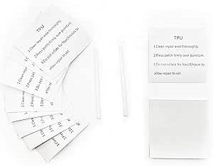 10 Pack of TPU Pool Patch Repair Kit for Inflatable Bounce House, Air Mattress, Swimming Pool, Tent, Canvas, Canopy, Pool Floats, Tubes Air Bed and Inflatable Toys