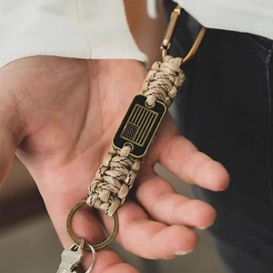 65K views · 62 reactions | Every purchase of this paracord keychain helps pair veterans with service or shelter dogs! Get yours while it's on sale. | iHeartDogs | Facebook