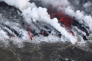 Caldera Collapse Increases the Size and Duration of Volcanic Eruptions