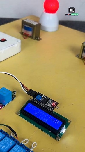 Three Phase Fault Detection System Project #StudentProjects #threephase | ZerOne Projects
