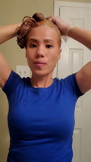 Dying my hair at home with ash blonde/Brown, silver gray titanium (ion color Brilliance)