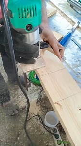 This is the result of a round over bit type trimer... Beginilah hasil mata trimer tipe round over bit.. #woodworking #tipstools #woodworkingtipsandtrick #vidiosreel #reelsfb | Heriboy