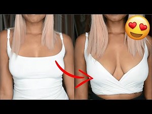 DIY Crossover Crop Top (No sew!)