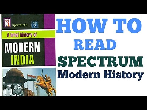 How to Read Spectrum Modern Indian History For UPSC