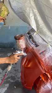 28K views · 102 reactions | Applying Clear coat | MHOT Auto Works | Facebook