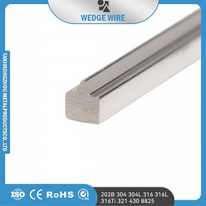 [Hot Item] 304 Stainless Steel Wire V Shaped Support Rod for Wedge Wire Screen Panel and Filter Cylinder Use