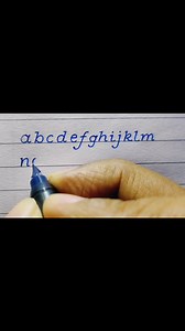 2.4K views · 45 reactions | Italic small letter #handwriting #calligraphy #alphabet | pencalligraphywrites | Facebook