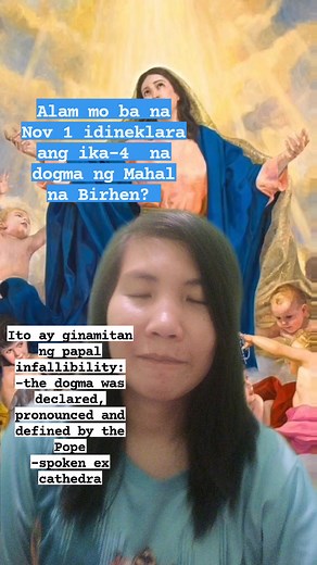 MAY PAG-ASA TAYO SA LANGIT. #dogma #Mary #TodayInHistory #AlamMoBa #trivia | April Baybayon