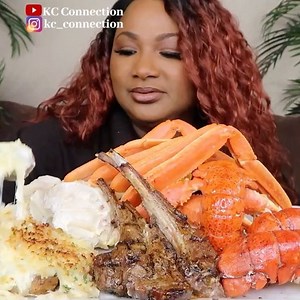 🌹KC Connection🌹 on Instagram: "SEAFOOD MUKBANG !! I just posted the new video on my YouTube channel. If you would like to check out the full video , the link is in my bio. Thank you for all your support. #kingcrab #kingcrablegs #kingcrabs #kingcrabmeat #seafoodboil #mukbangseafood #mukbangshow #mukbangvideos #eatingshow #asmrfood #asmreatingsounds #mukbang #mukbangers #mukbangeating #asmrmukbangfood #mukbangasmr #seafoodbuttersauce #buttersauce #seafoodlover #seafoodmukbang #snowcrablegs #lobs