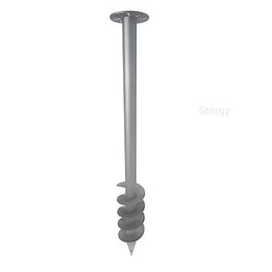 [Hot Item] Galvanized Steel Earth Anchor Powder Coated Metal Ground Screw Pole Anchor for Supporting