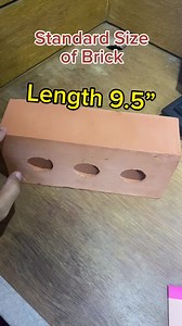 Standard Size of Brick #BrickSize #bricks #StandardBrick #AUTOBRICK | Creative Building Design