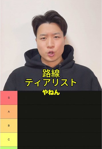 大阪環状線の路線ティアリスト