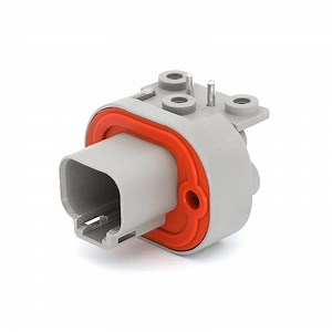 [Hot Item] Dt13-2p Gray 2pin Automotive Waterproof Connector Dt Right Angle PCB Mount Header Wire-to-Board Plug Socket Factory Direct Sale