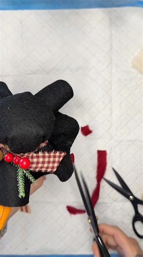 Dollar Tree sock primitive snowman #snowmandecor #crafting #primitivedecor #pickitzcrafts | Pickitz Crafts & Home Decor