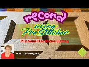 Record on ProStitcher