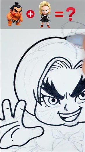 E. Honda + Android 18 = ?! 😱💄 (Cursed Anime Mashup)