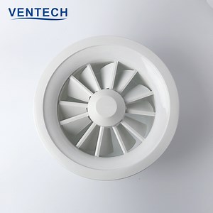 [Hot Item] HVAC Aluminum Round Shape Swirl Ceiling Diffuser Vent for Ventilation