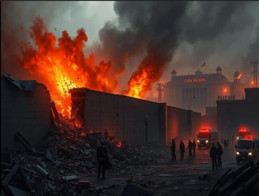 Yes, viral video of Tehran’s Evin Prison explosion is AI-generated - GuardianTV