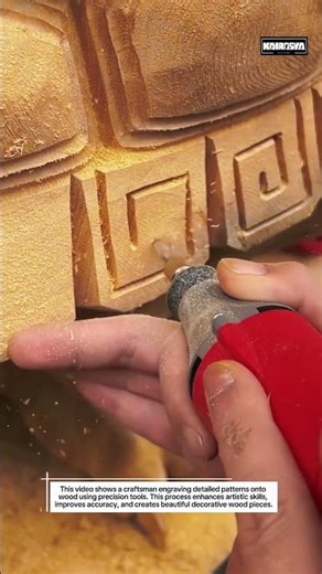 Incredible Wood Engraving Art | Detailed Handcrafted Design Process