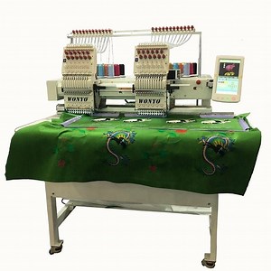 [Hot Item] Multi 2 Heads Cap T-Shirt Flat Computer Controlled Embroidery Machines