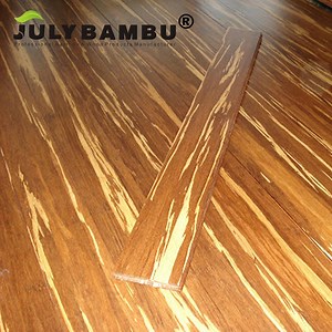 [Hot Item] China Manufacturer Tiger Strip and Waterproof Strand Woven Bamboo Flooring
