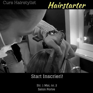 -Hairstarter VII- Become a Hairdresser ! Curs De Initiere ! Din 21 Martie pornim la drum cu o nouă generație ! Call us : 📞0744919780📞 ••••••••••••••••••••••••••••••••••••••••• Curs : Hairstarter Obiective cursului : • Formarea culturii de specialitate • Deprinderea skill-urilor elementare in coafura • Deprinderea abilitatilor de comunicare si interelationare cu clientul • Tehnici elementare de colorare • Tehnici elemetare de tuns • Tehnici elementare de styling • Adaptarea lucrarilor la fizion