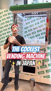 The COOLEST vending machine in Japan 🤯 #japan #vendingmachine #fyp | Japanontiktok