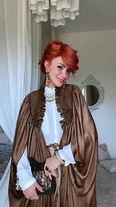 2.1K views · 23 reactions | Grace in every layer. This practical Volantes cape adds effortless elegance to any look—versatile, lightweight, and always refined. | Leeno.fashion | Facebook