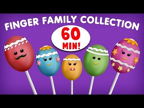 Cake Pop Finger Family Rhyme | Non-Stop 60 Minutes | Biggest Collection of Finger Family Songs