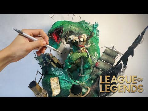 200시간 동안 만든 리그오브레전드 파이크 피규어. 200 Hours to Craft This League of Legends Pyke Figure.