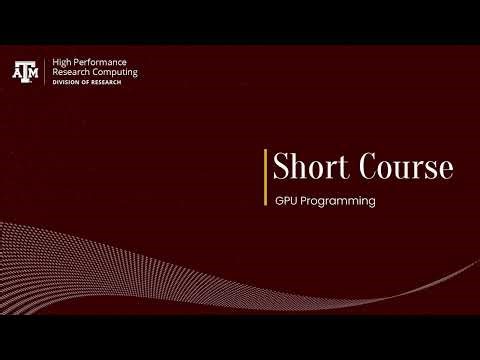 GPU Programing Fall 2023