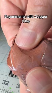 Experiments with Copper Clay #nickpainting #clay #copperclay #metalclay | Pukeeche