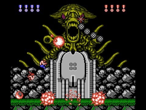 Contra 2 in 1 NES 2 player 60fps