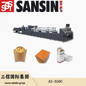 Folding Lock Bottom Folding Gluing Machine as-650c Series