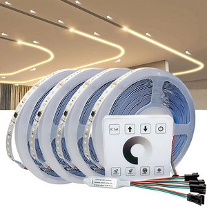 [Hot Item] 10m 20m 30m 40m Running Water Flowing LED Strip Light DC24 Ws2811 SMD2835 Horse Race Pixel Addressable Flexible Linear Lamp Set
